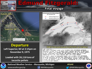 Remembering the Edmund Fizgerald