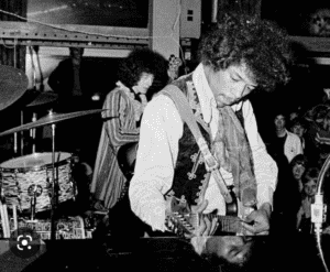 Jimi Hendrix at The Bag O Nails in London