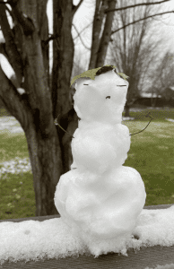 The First Snowman of 2022?